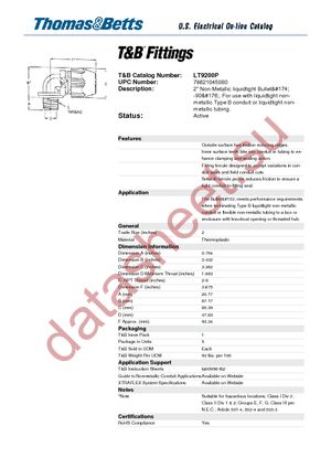 LT9200P datasheet  